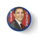 Barack Obama VOTE Button by ElectionZone Barack Obama VOTE Button
