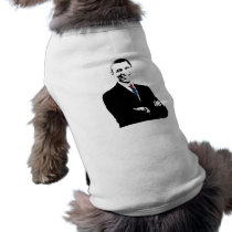 Barack Obama Wearing U.S. Flag Tie pet clothing