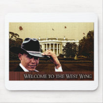 Barack Obama - Welcome to the West Wing mousepads