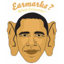 Barack Obama What Earmarks? Big Ears Tee t-shirts by FFSTUFF Barack Obama What Earmarks? Big Ears Tee t-shirts