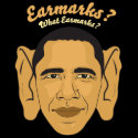 Barack Obama What Earmarks? Big Ears Tee t-shirts