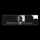 Barack Obama "What Washington needs is adult ... Bumper Sticker