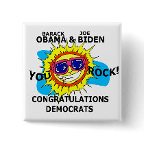 BARACK OBAMA WINS! buttons by OBAMAWINS BARACK OBAMA WINS! buttons