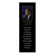 Barack Obama with JFK - Bookmarker business cards by inauguration_2009 Barack Obama with JFK - Bookmarker business cards