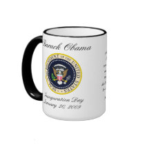 Barack Obama with JFK - Ringer Mug by inauguration_2009 Barack Obama with JFK - Ringer Mug