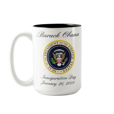 Barack Obama with John F Kennedy - Mug by inauguration_2009