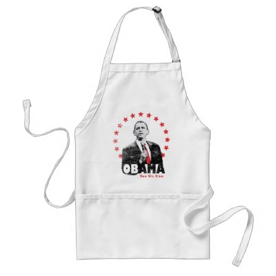 Barack Obama - Yes We Can Aprons by spacedust