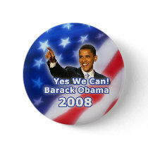 Barack Obama Yes We Can Button by lusiton Barack Obama Yes We Can Button