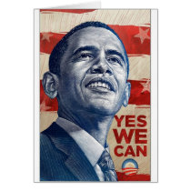 Barack Obama Yes We Can cards