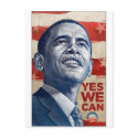 Barack Obama Yes We Can postcards