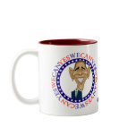 Barack Obama Yes We Can - Red and Blue Coffee Mugs
