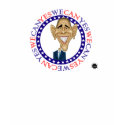 Barack Obama Yes We Can - Red and Blue t-shirts by ScottNychay Barack Obama Yes We Can - Red and Blue t-shirts