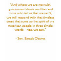 Barack Obama "Yes We Can" Speech t-shirts by JuJuGarden Barack Obama "Yes We Can" Speech t-shirts