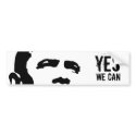 Barack Obama: YES WE CAN sticker bumper stickers by thezeegn Barack Obama: YES WE CAN sticker bumper stickers