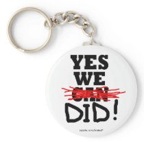 Barack Obama "Yes we did" Keychain