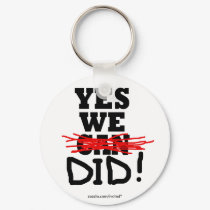Barack Obama "Yes we did" Keychain