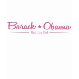 Barack * Obama Yes We Did - t-shirt shirt