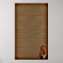 Barack Obama's Acceptance Speech Print