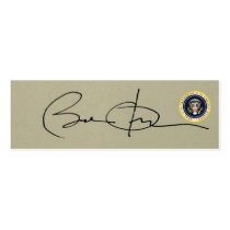 Barack Obama's First SIGNATURE as US President business cards by obama_inauguration Barack Obama's First SIGNATURE as US President business cards