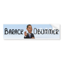 Barack Obummer bumper stickers by jmizarob Barack Obummer bumper stickers