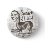 Barack O'Llama 2008 Pin