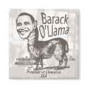 Barack O'Llama 2008 magnets by ObamaHomeboy Barack O'Llama 2008 magnets