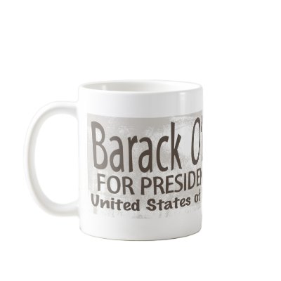 Barack O'Llama 2008 Mugs by ObamaHomeboy