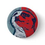 Barack Omeerkat Badge Button