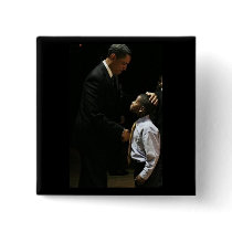Barack Passing The Torch Button by SupportBarackObama Barack Passing The Torch Button