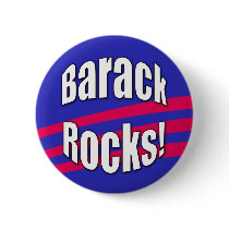 Barack Rocks! Button