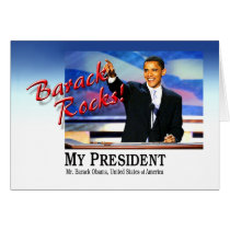 Barack Rocks! cards