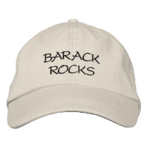 BARACK ROCKS embroidered hats by chamberm BARACK ROCKS embroidered hats