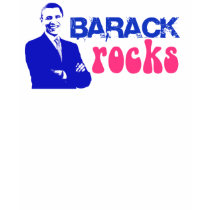Barack Rocks t-shirts