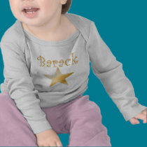 Barack Star gold t-shirts