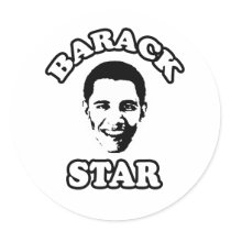 BARACK STAR stickers
