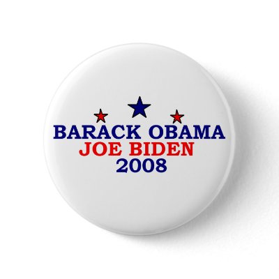 Barack Stars Button by lalalandshirts