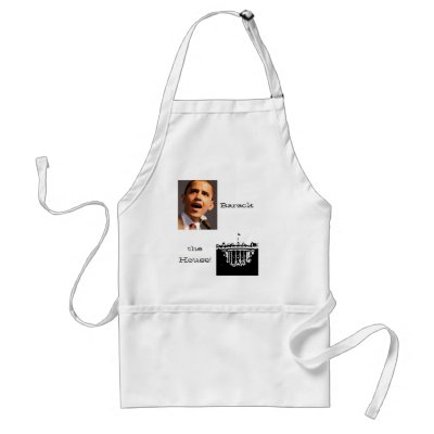 Barack the House! Apron by aokiann