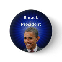 Barack the President Button