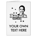Barack the USA T-shirt Greeting Card