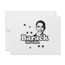 Barack the USA T-shirt Personalized Invite