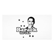 Barack the USA T-shirt photo cards by obamashirts Barack the USA T-shirt photo cards