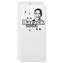 Barack the USA T-shirt Personalized Rack Card
