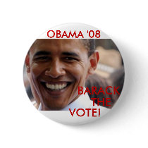 Barack The Vote '08 buttons