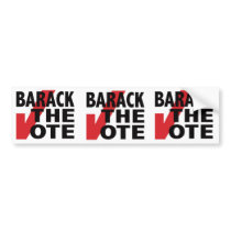Barack the Vote bumper stickers