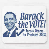 Barack The Vote Mousepad 