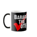 Barack the Vote - Ringer Mug by Metzae Barack the Vote - Ringer Mug