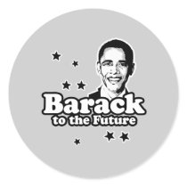 Barack to the future T-shirt stickers by obamashirts Barack to the future T-shirt stickers