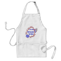 Baracked The World Aprons