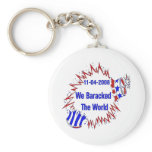 Baracked The World Key Chain