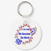 Baracked The World keychains